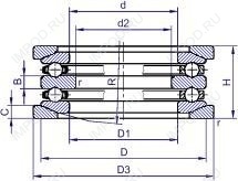 Подшипник NJ313 E.TVP2.C3