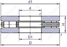 Подшипник QJ208 MPA.C3
