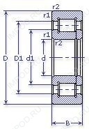 Подшипник QJ211 N2MA.C2L