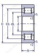 Подшипник QJ214 MA.C3