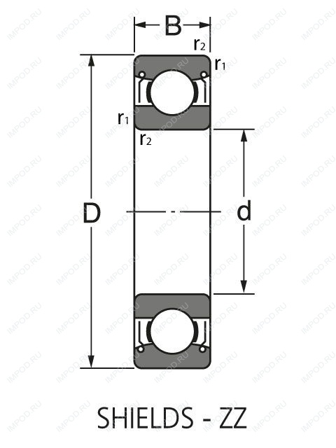 Подшипник NU 415 M1C3