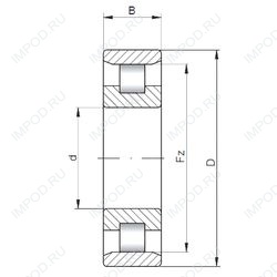Подшипник N19/530 Подшипник N19/530
