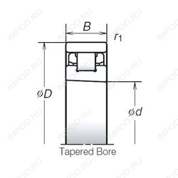 Подшипник N1017RSZTPKR Подшипник N1017RSZTPKR