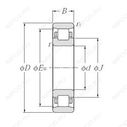 Подшипник N105 Подшипник N105