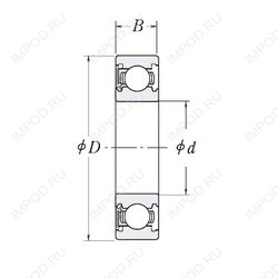 Подшипник MJ1.3/8-RS