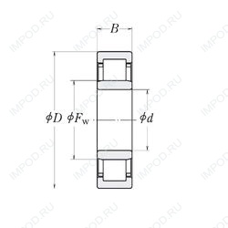 Подшипник MMRJ5.1/2 Подшипник MMRJ5.1/2