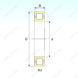 Подшипник N 28/1060