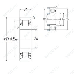 Подшипник N 332 Подшипник N 332
