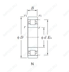Подшипник N.207.J30