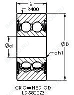 Подшипник LD5801ZZ