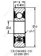 Подшипник LD206-2RS