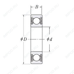 Подшипник LJ1.1/2-2RS