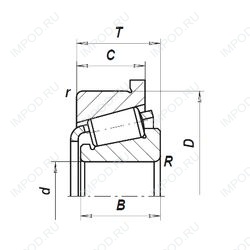 Подшипник LM545848/LM545810B Подшипник LM545848/LM545810B