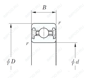 Подшипник KUC080 2RD Подшипник KUC080 2RD