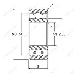 Подшипник L-1040X2
