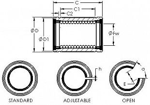 Подшипник LBB 24 OP Подшипник LBB 24 OP