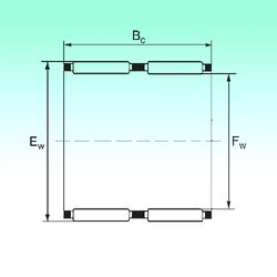 Подшипник K 24x30x31 - ZW