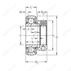 Подшипник GRA103RRB2