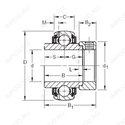 Подшипник GN207KLLB