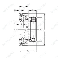 Подшипник GRA108RR Подшипник GRA108RR