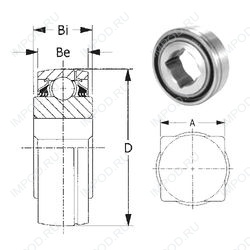 Подшипник GW208PPB8