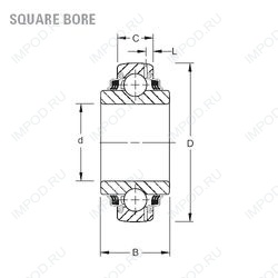 Подшипник GW208PPB5
