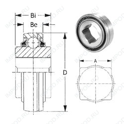 Подшипник GW211PPB17 Подшипник GW211PPB17
