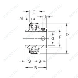 Подшипник GY1200KRRB Подшипник GY1200KRRB