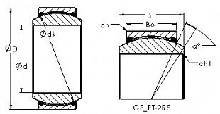 Подшипник GEG15ET-2RS Подшипник GEG15ET-2RS