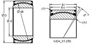 Подшипник GEH180XT-2RS Подшипник GEH180XT-2RS