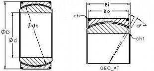 Подшипник GEH160XT Подшипник GEH160XT
