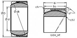 Подшипник GEH120HT