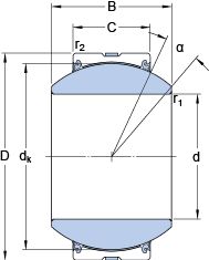 Подшипник GEH 80 TXG3A-2LS