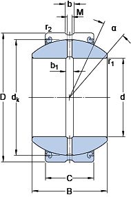 Подшипник GEH 25 ES-2LS