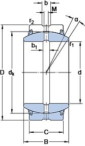 Подшипник GE 60 ESX-2LS