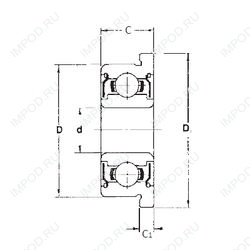 Подшипник FR4ZZ