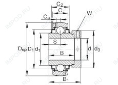 Подшипник G1111-KRR-B-AS2/V Подшипник G1111-KRR-B-AS2/V