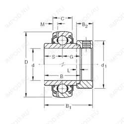 Подшипник G1106KLLB