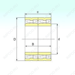 Подшипник FCD 92130424 Подшипник FCD 92130424