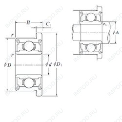Подшипник F681XZZ Подшипник F681XZZ