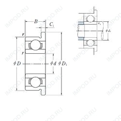 Подшипник F681