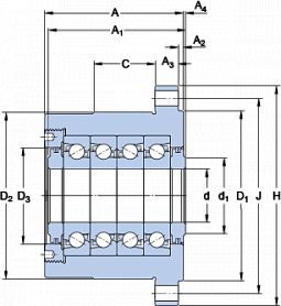 Подшипник FBSA 210 A/QBC