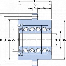 Подшипник FBSA 205/QFC