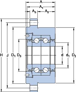 Подшипник FBSA 204/DF