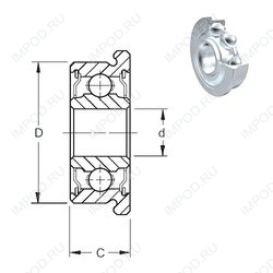 Подшипник F603-2Z