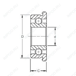 Подшипник F601X