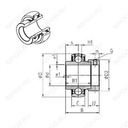 Подшипник EX209-26