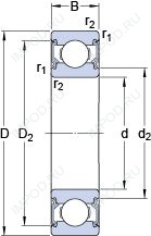 Подшипник E2.6304-2RSH