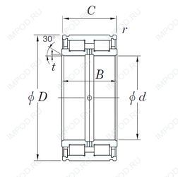 Подшипник DC5038N