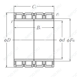 Подшипник E-4R10601 Подшипник E-4R10601